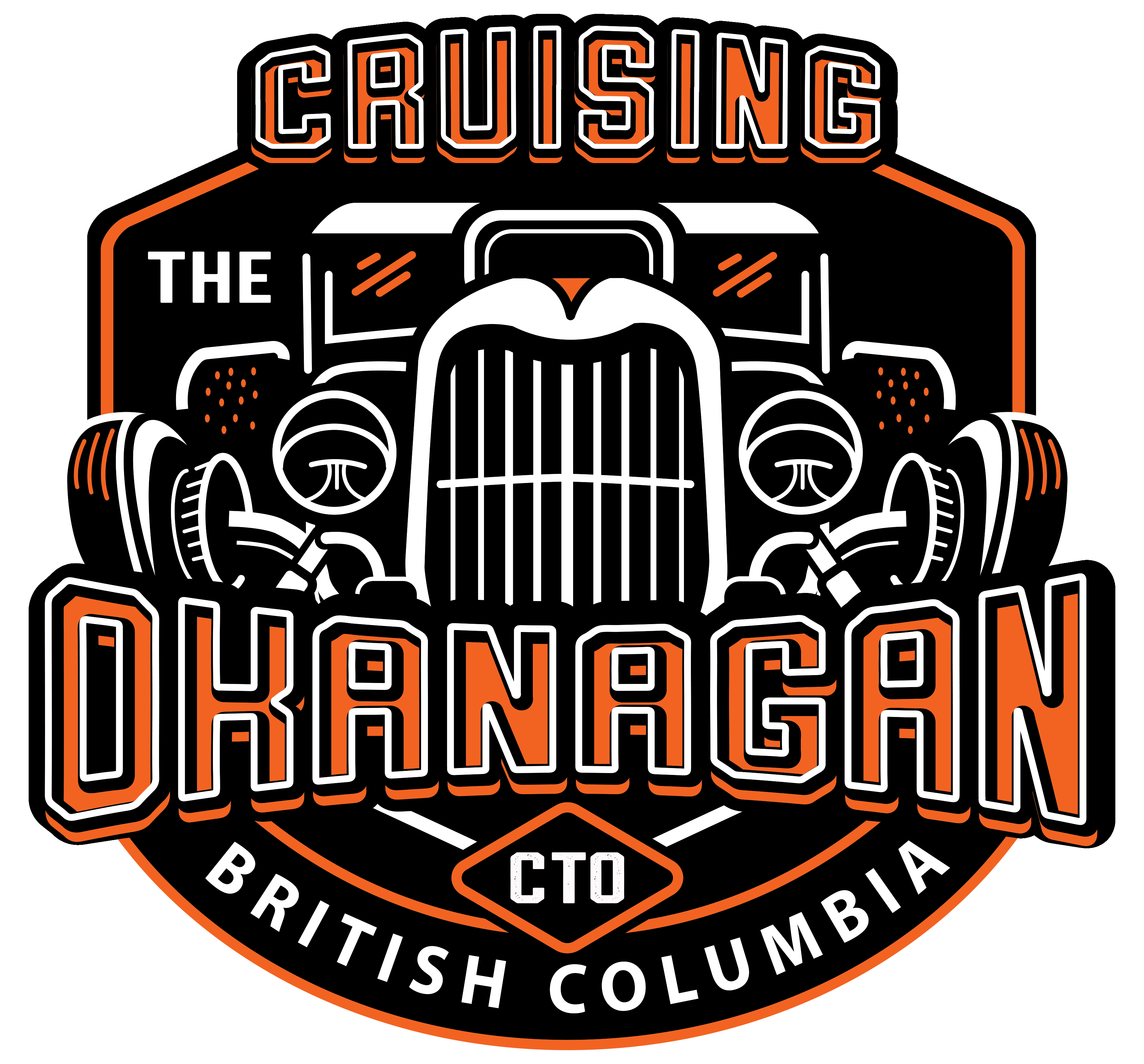 Cruising The Okanagan Apparel - Dirty Monkey Kustoms Canadian GearHead Shirts & Apparel
