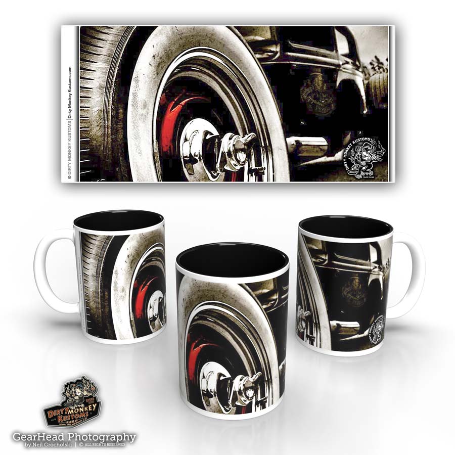Hot Rod Coffee mugs - Dirty Monkey Kustoms CDN  GearHead Apparel