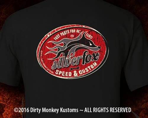 Silver Fox Speed & Custom - Dirty Monkey Kustoms CDN  GearHead Apparel