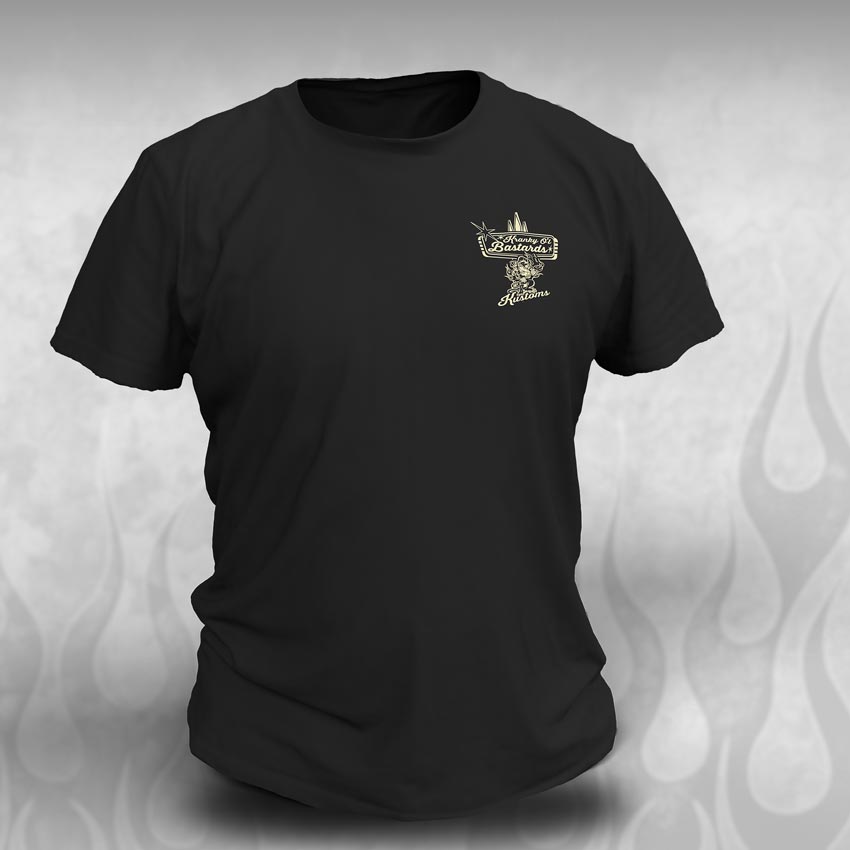 Kranky Ol Bastard Kustoms - Buick Hot Rod tee shirt - Dirty Monkey Kustoms Canadian GearHead Shirts & Apparel - Canada