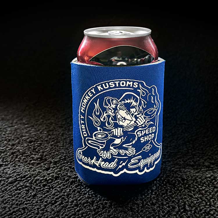 Dirty Monkey Equipped Hot Rod Koozies - 4 Pack