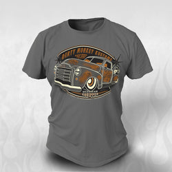 1951 GMC Truck Hot Rod Youth tshirt - Dirty Monkey Kustoms CDN GearHead Apparel - Canada