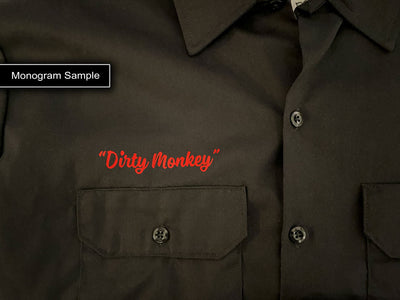 Chopped '49 Merc Hot Rod Mechanic Shirt - Dirty Monkey Kustoms CDN GearHead Apparel - Canada