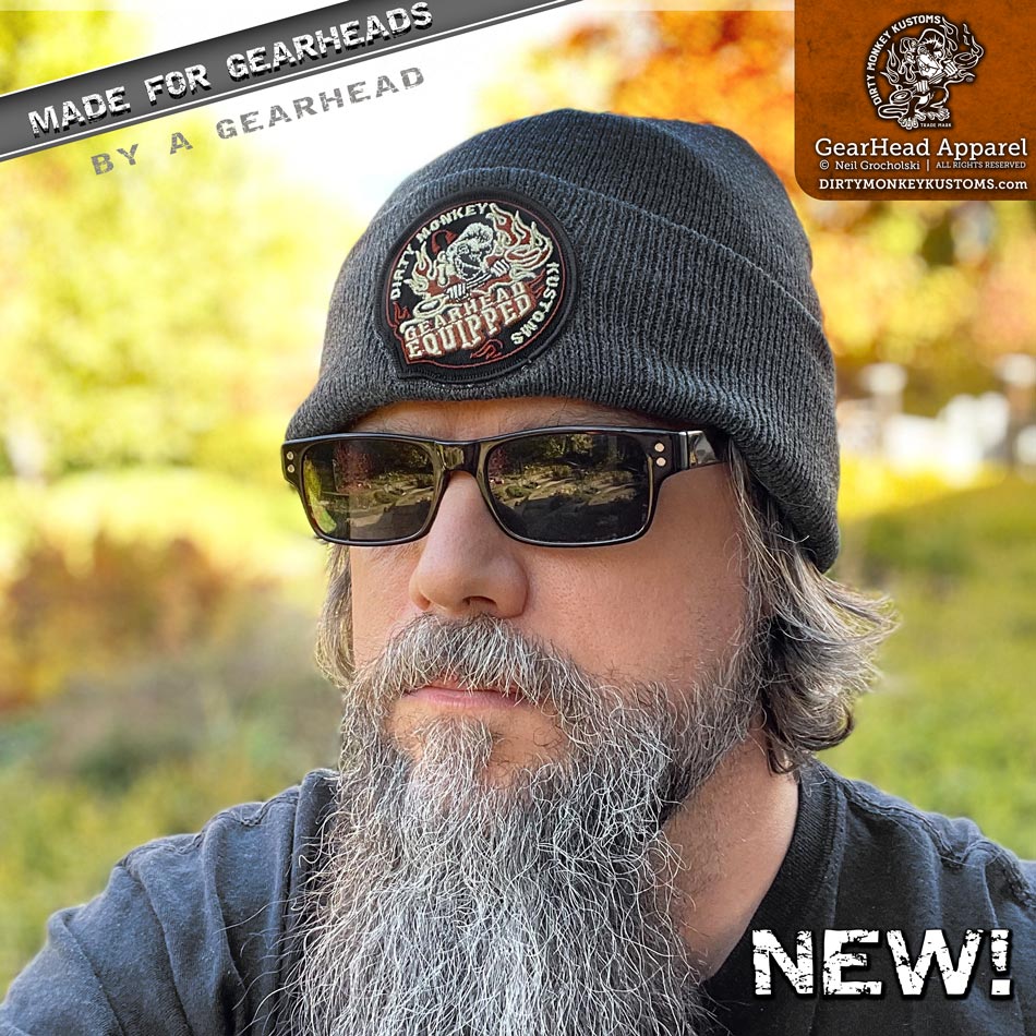 DMK Equipped - Embroidered Primer Toque - Dirty Monkey Kustoms CDN GearHead Apparel - Canada